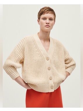 Babaa no 18 sweater in cotton natural in EUC